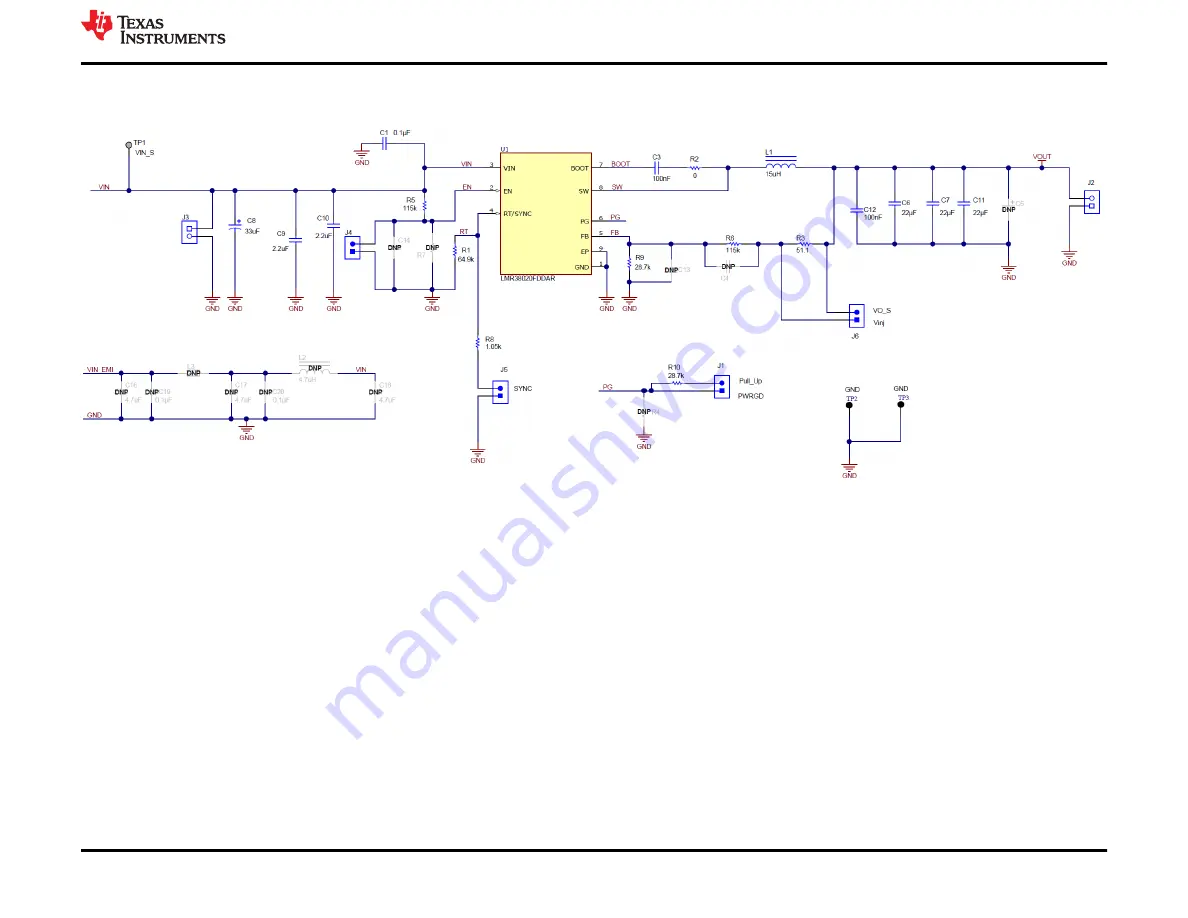 Texas Instruments LMR38020EVM Скачать руководство пользователя страница 7