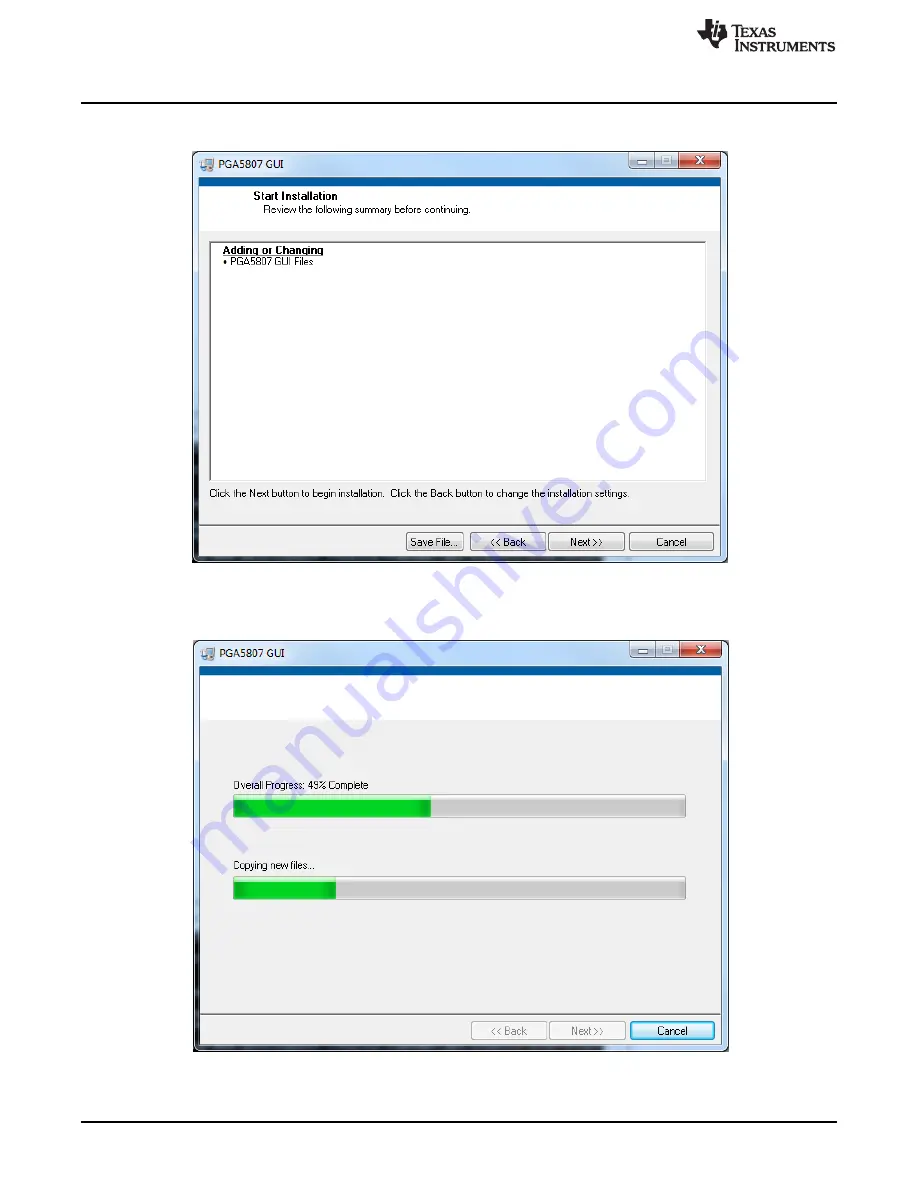 Texas Instruments PGA5807A User Manual Download Page 12