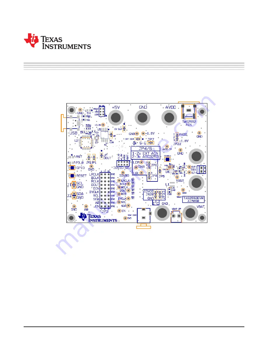 Texas Instruments TAS2552 EVM Скачать руководство пользователя страница 1