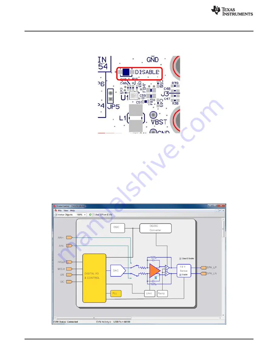 Texas Instruments TAS2552 EVM Скачать руководство пользователя страница 6