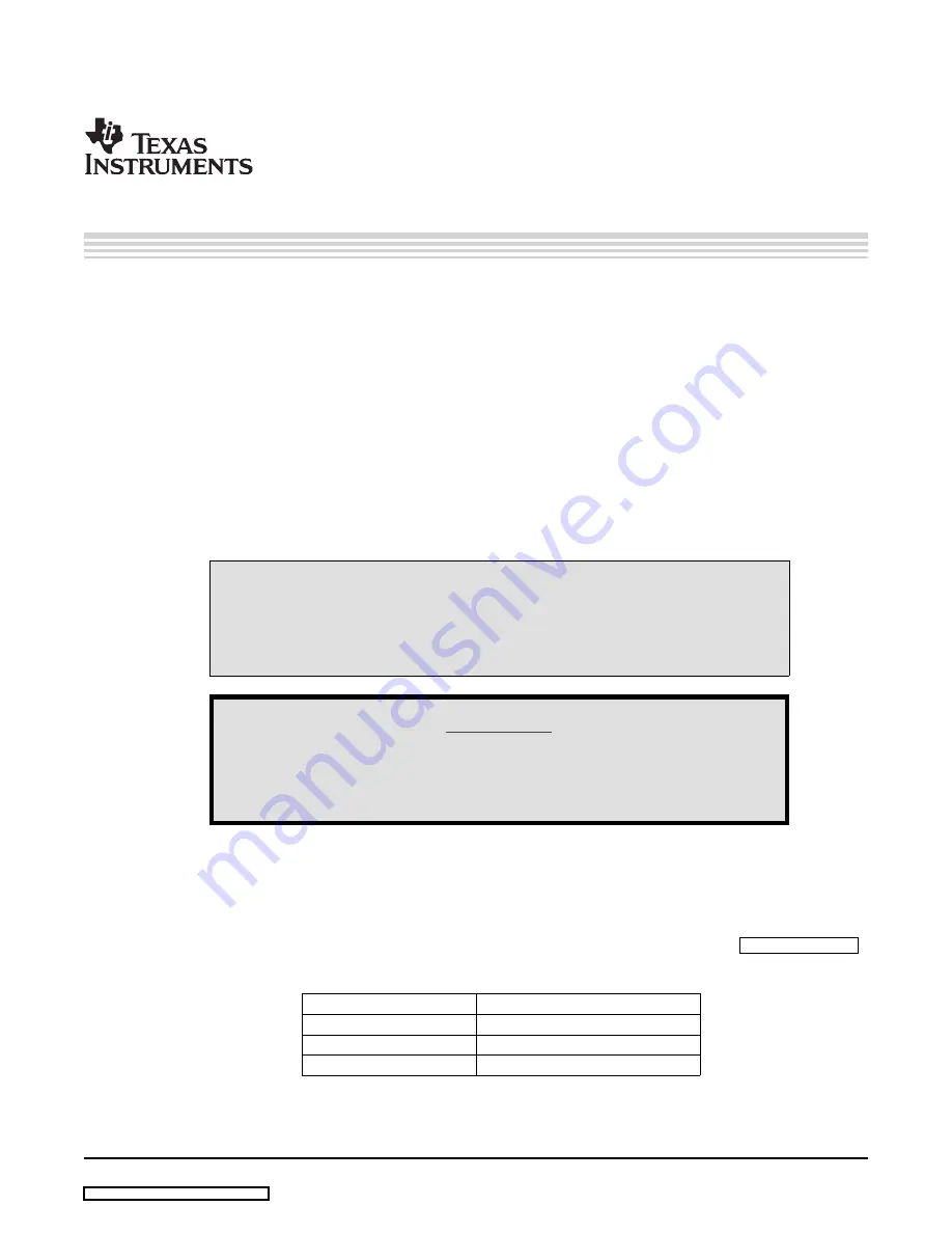 Texas Instruments TAS3308EVM User Manual Download Page 5