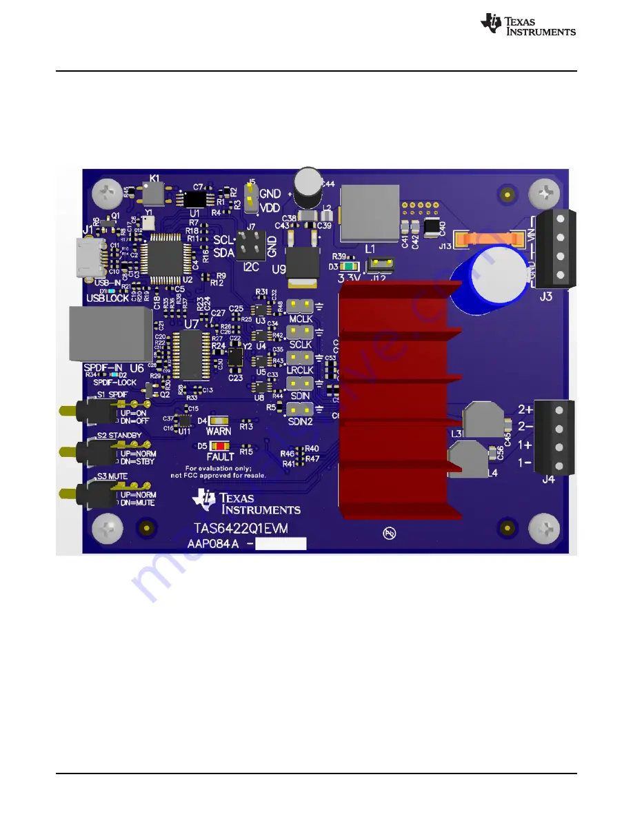 Texas Instruments TAS6422-Q1 Скачать руководство пользователя страница 2