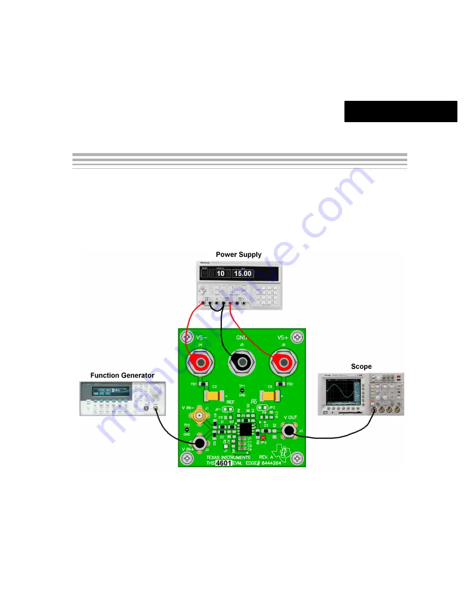 Texas Instruments THS4601EVM Скачать руководство пользователя страница 12