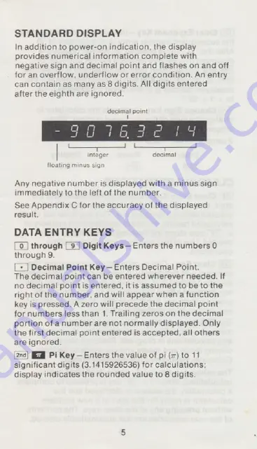 Texas Instruments TI-51-II Owner'S Manual Download Page 7