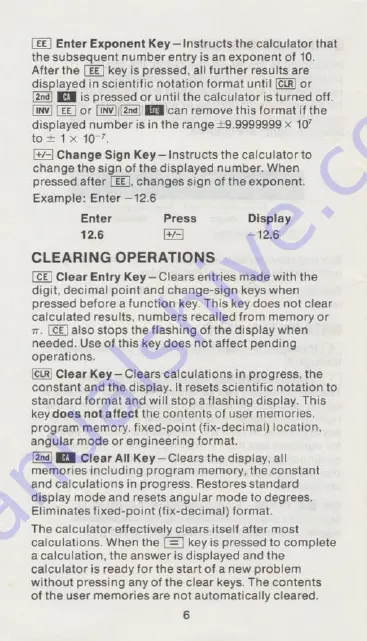 Texas Instruments TI-51-II Owner'S Manual Download Page 8