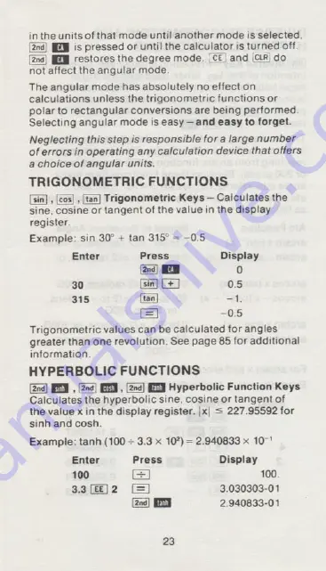 Texas Instruments TI-51-II Owner'S Manual Download Page 25