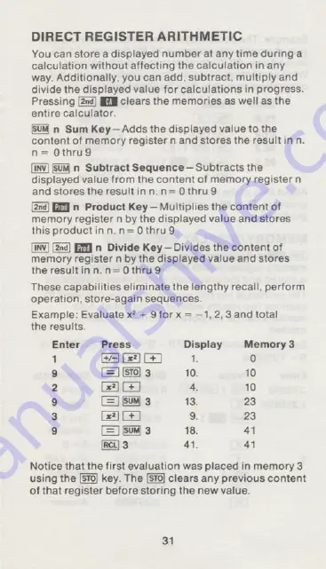 Texas Instruments TI-51-II Скачать руководство пользователя страница 33