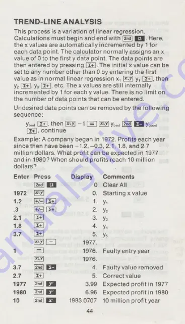 Texas Instruments TI-51-II Скачать руководство пользователя страница 46