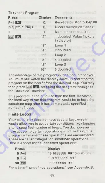 Texas Instruments TI-51-II Скачать руководство пользователя страница 70