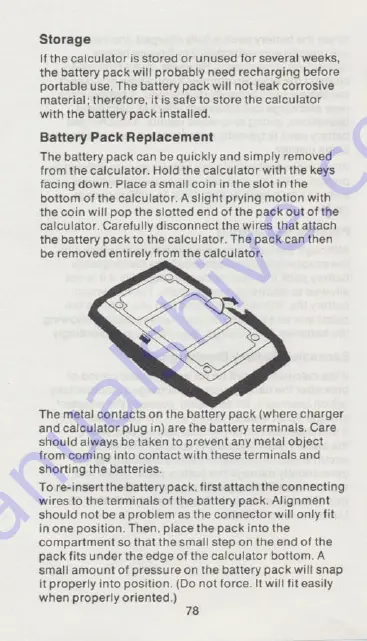 Texas Instruments TI-51-II Owner'S Manual Download Page 80