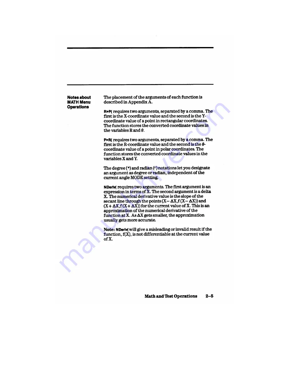 Texas Instruments TI-81 Manual Book Download Page 59