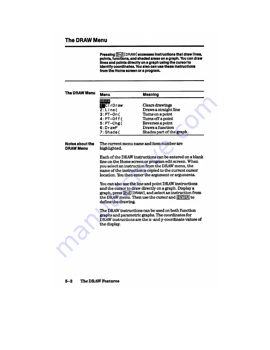 Texas Instruments TI-81 Manual Book Download Page 94