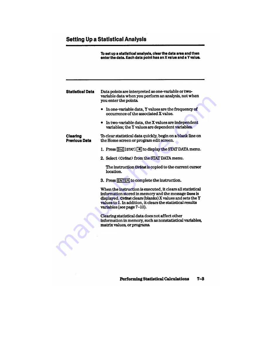 Texas Instruments TI-81 Manual Book Download Page 117