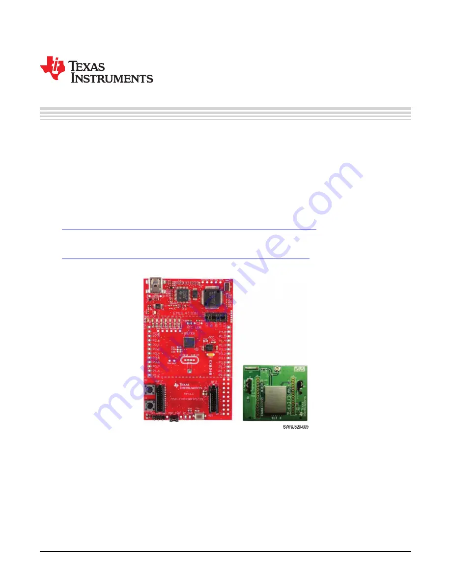 Texas Instruments TI CC3000 User Manual Download Page 21