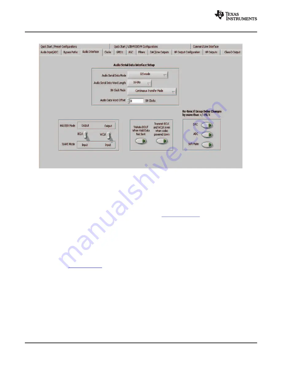 Texas Instruments TLV320AIC3007EVM-K User Manual Download Page 14