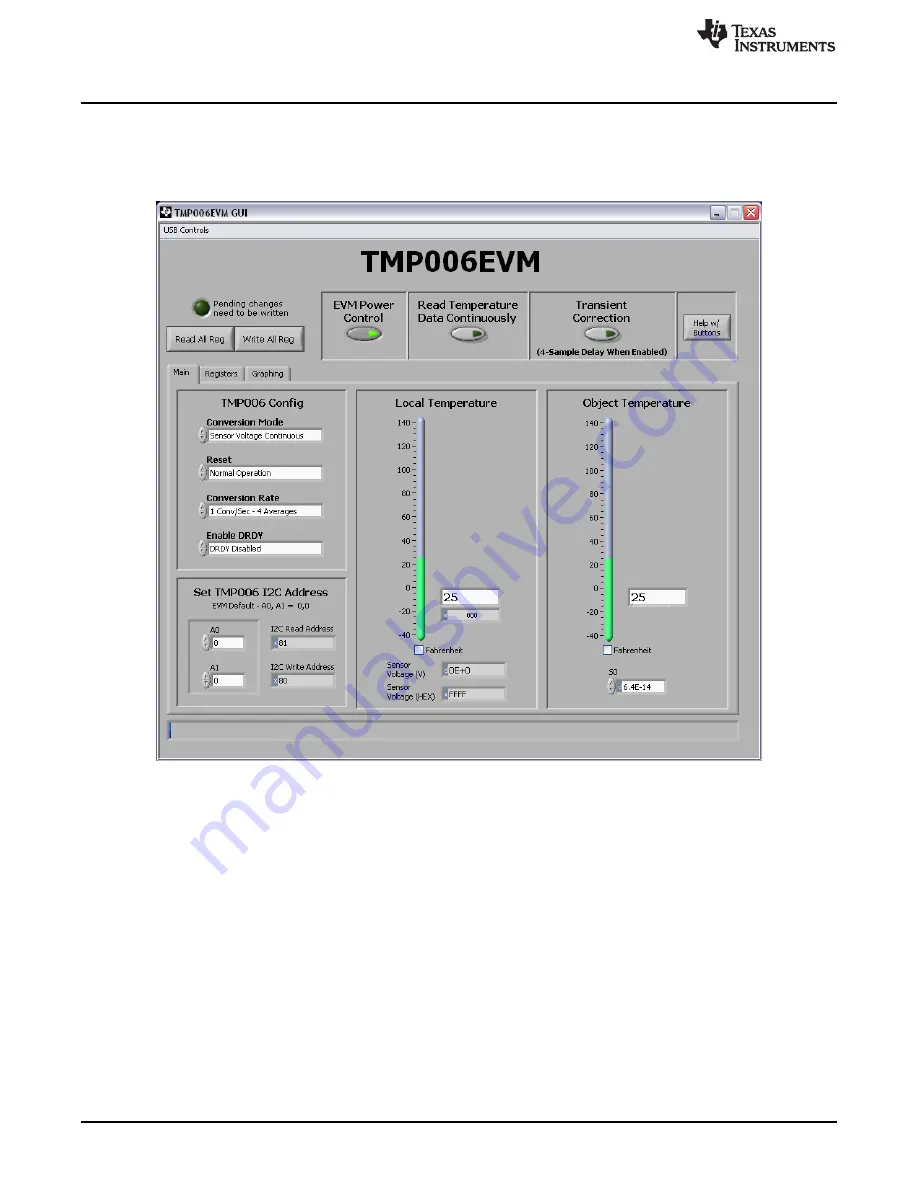 Texas Instruments TMP006EVM Скачать руководство пользователя страница 10