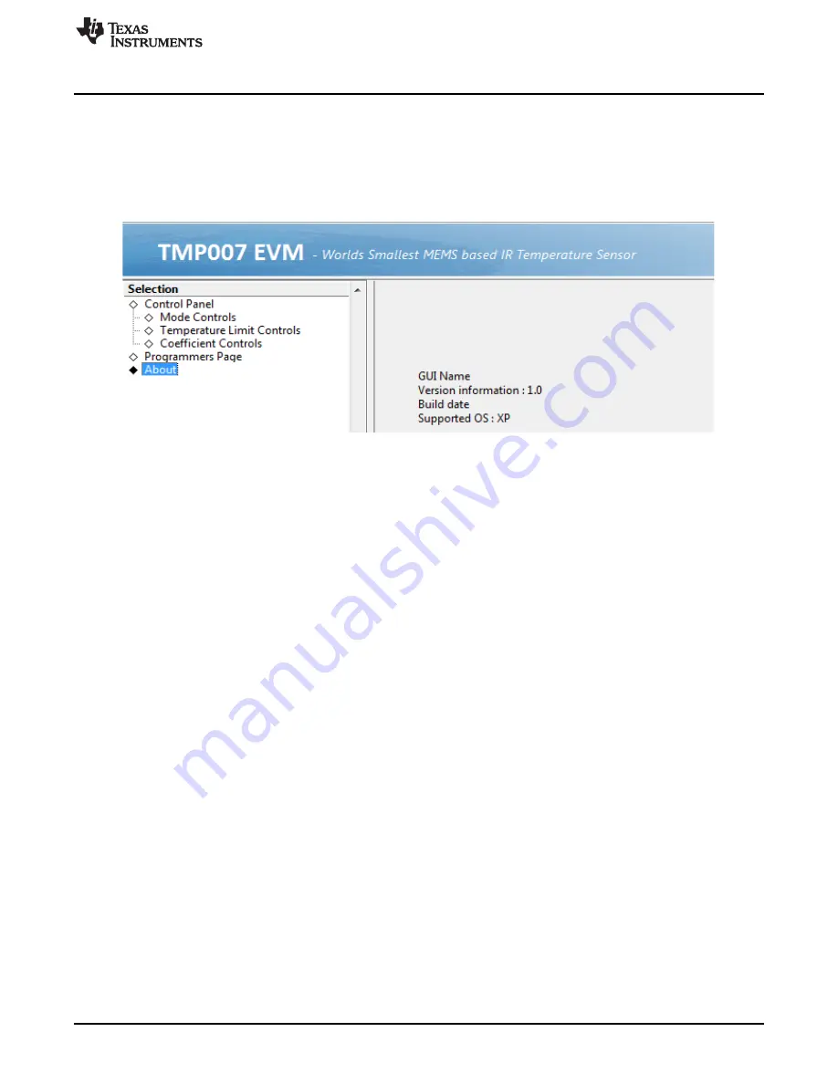 Texas Instruments TMP007EVM Скачать руководство пользователя страница 13