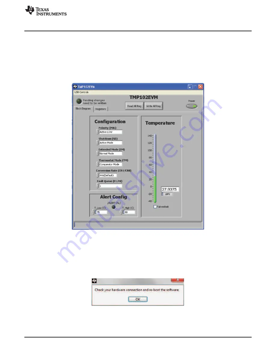 Texas Instruments TMP102EVM User Manual Download Page 11