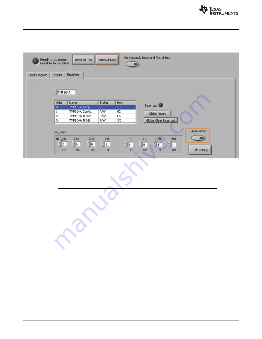 Texas Instruments TMP104EVM Скачать руководство пользователя страница 12