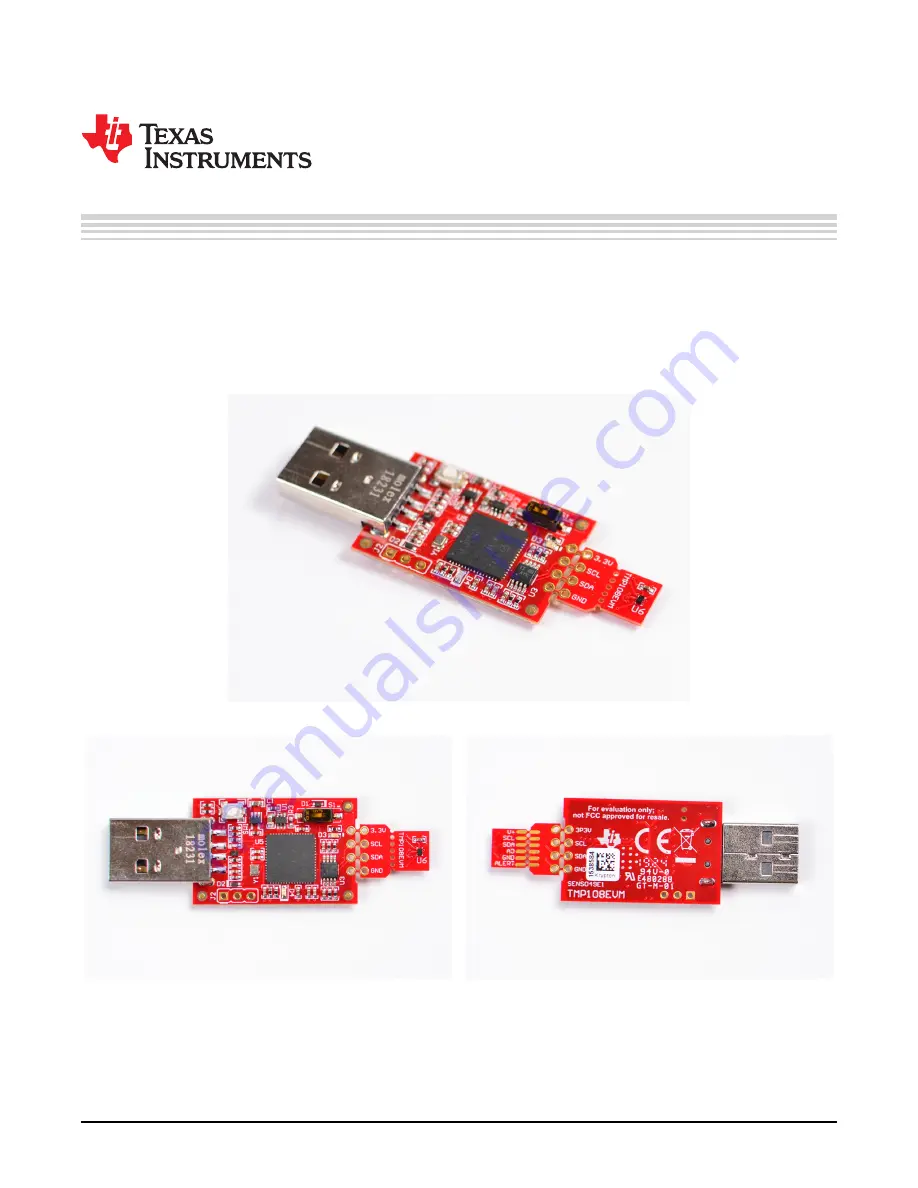 Texas Instruments TMP108EVM User Manual Download Page 4