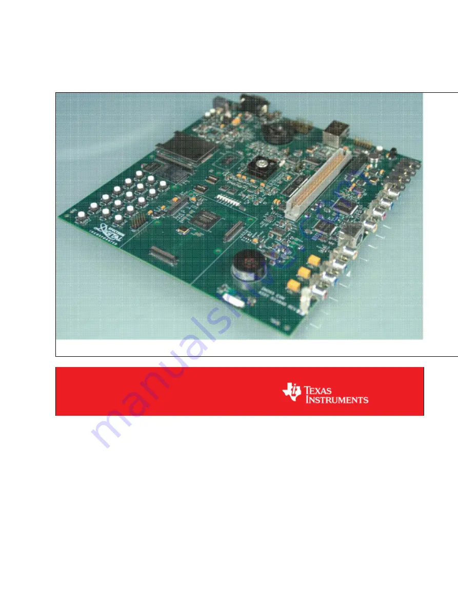 Texas Instruments TMS320DM365 EVM Скачать руководство пользователя страница 1