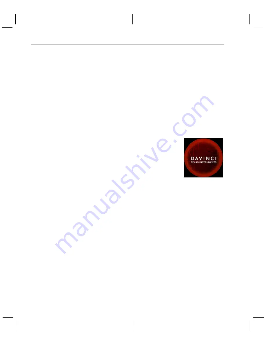 Texas Instruments TMS320DM6467 DVEVM Getting Started Manual Download Page 6