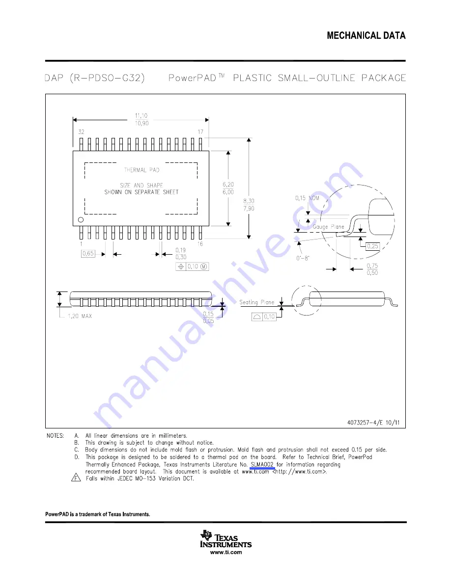 Texas Instruments TPA31 D2 Series Manual Download Page 38