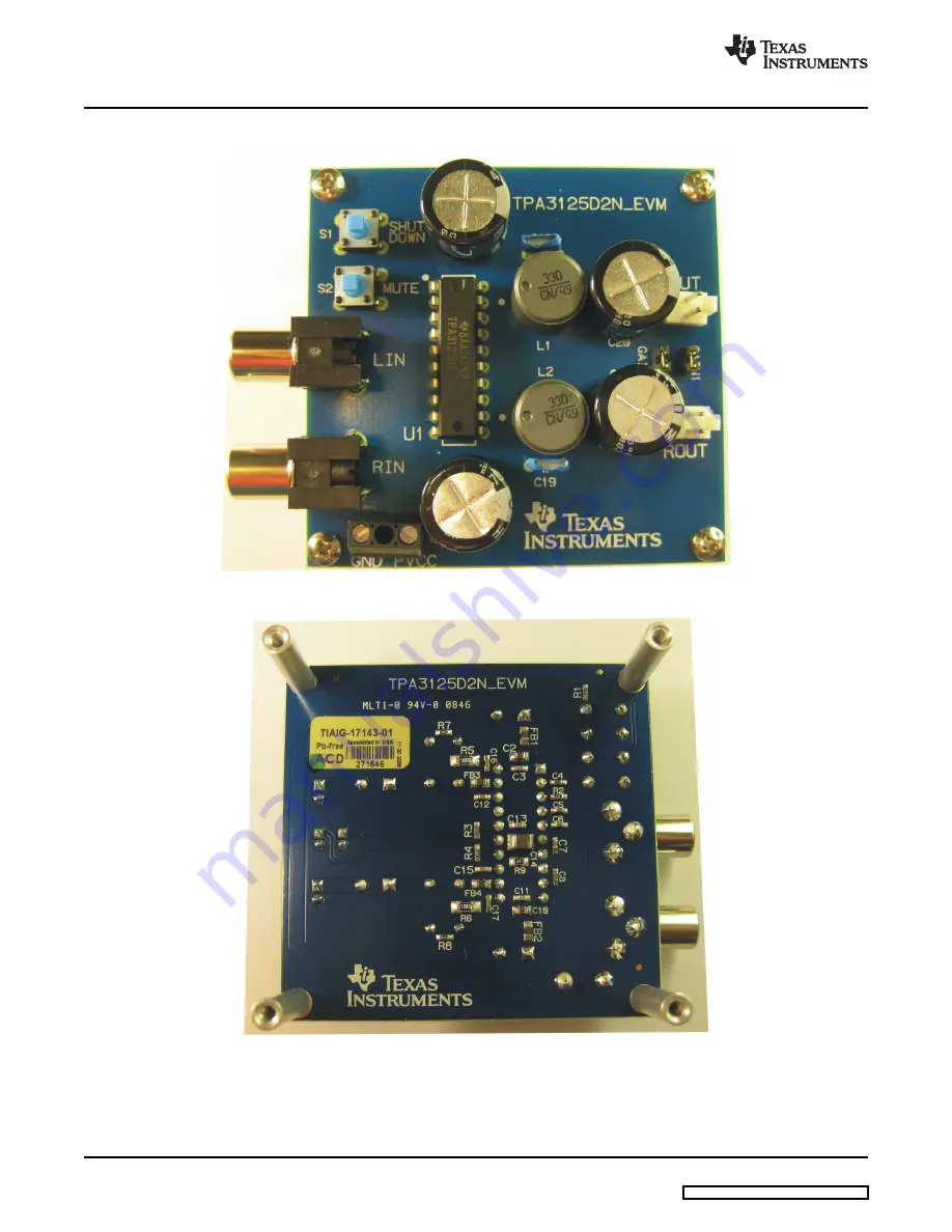 Texas Instruments TPA3125D2 EVM Скачать руководство пользователя страница 2