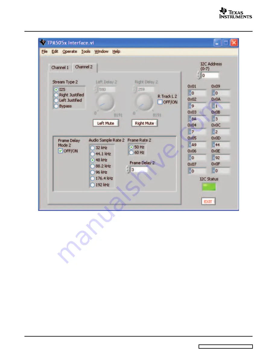 Texas Instruments TPA5050 User Manual Download Page 4