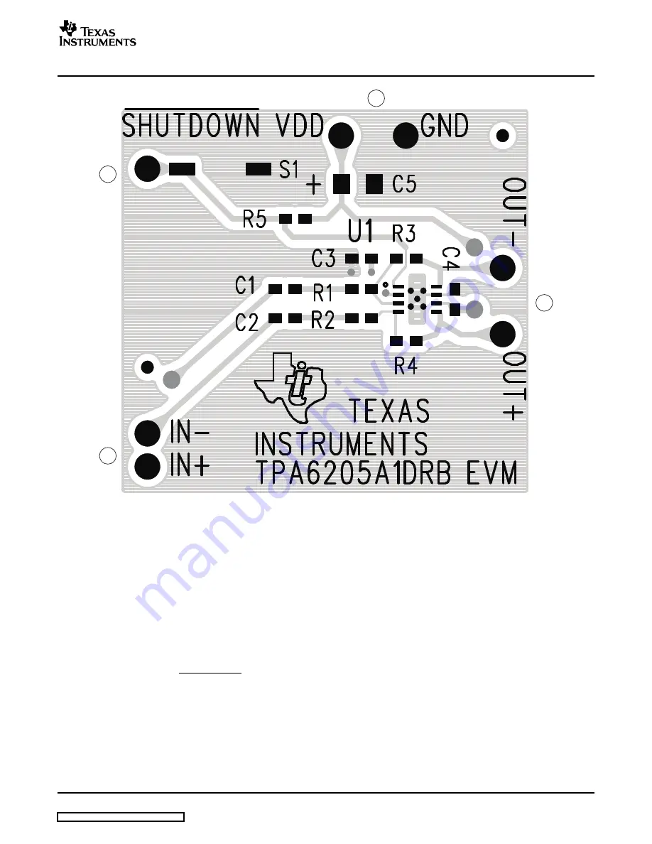 Texas Instruments TPA6205A1DRB Скачать руководство пользователя страница 7