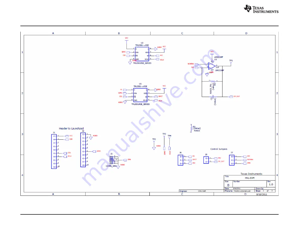 Texas Instruments TPL0501EVM User Manual Download Page 6