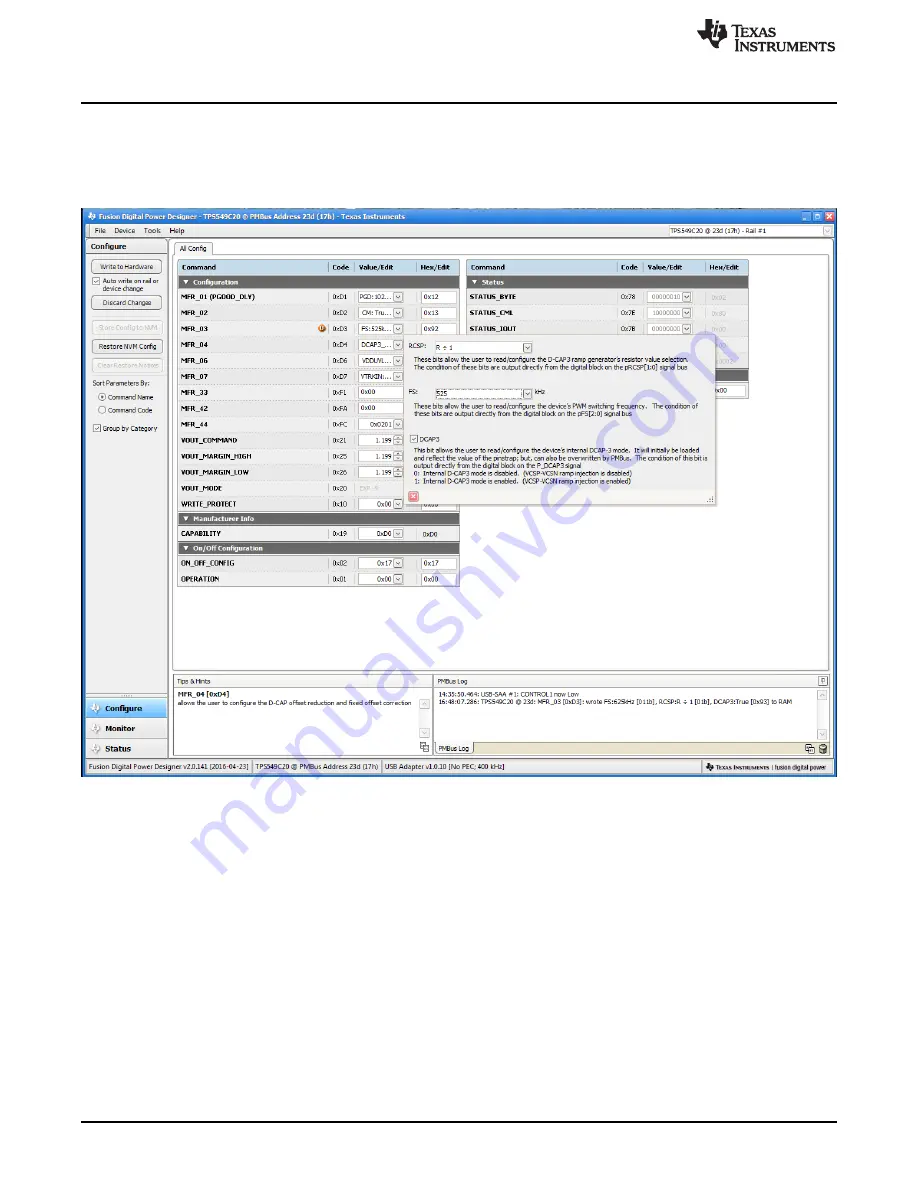 Texas Instruments TPS549D22EVM-784 User Manual Download Page 28