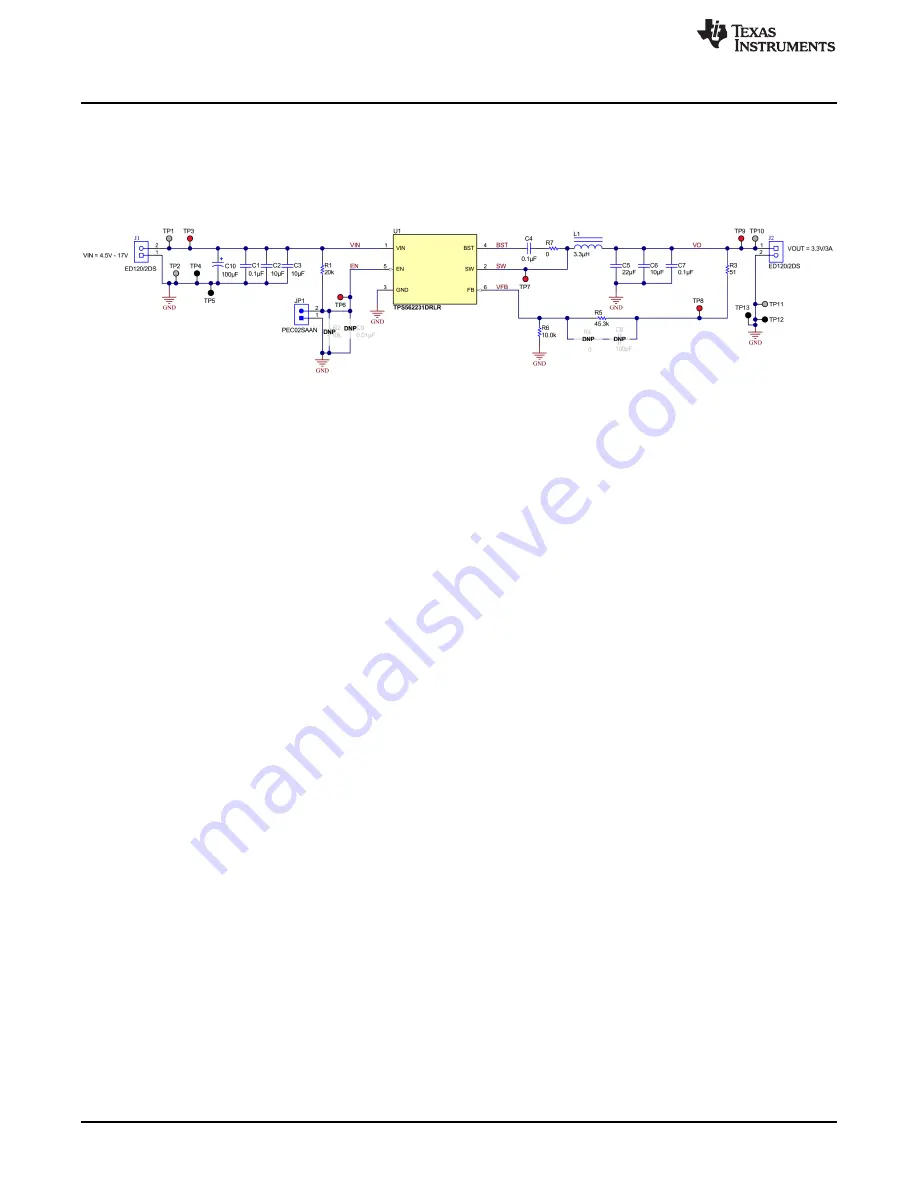 Texas Instruments TPS562231EVM User Manual Download Page 10