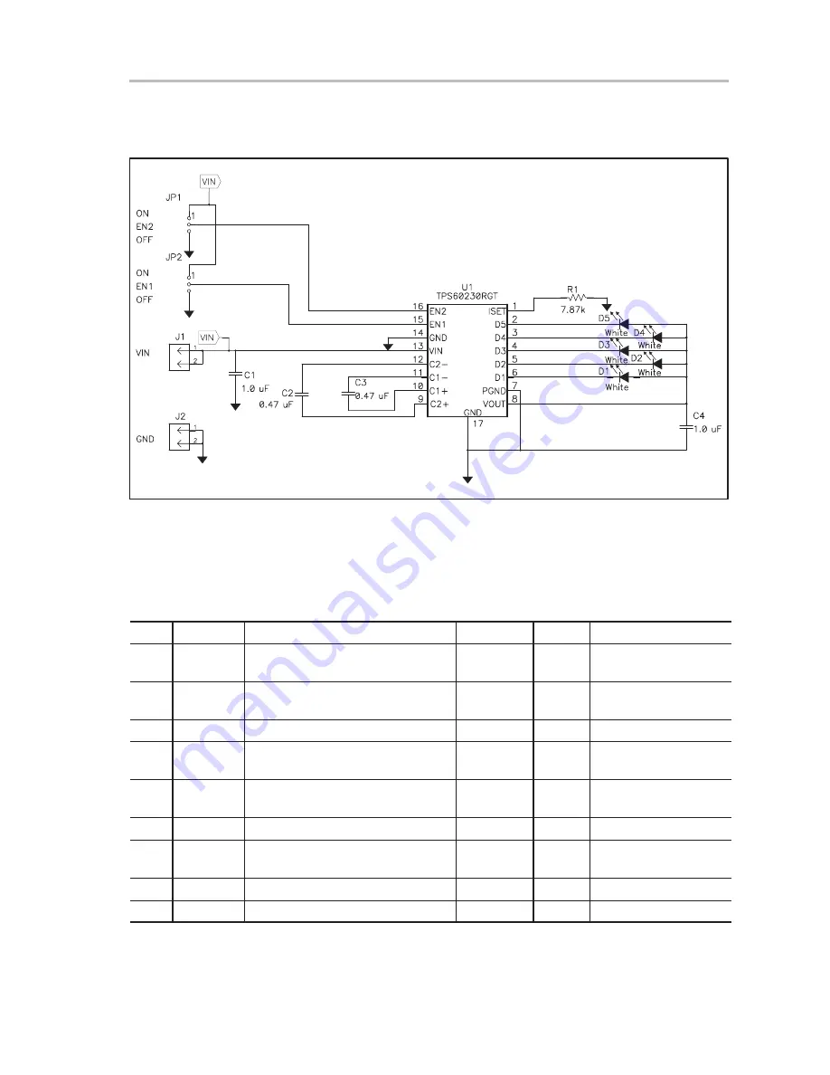 Texas Instruments TPS60230EVM-047 User Manual Download Page 11