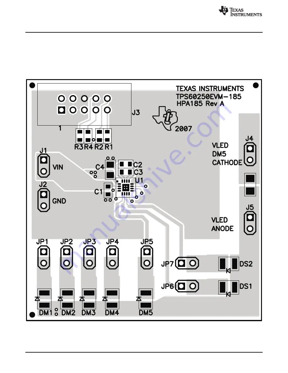 Texas Instruments TPS60250EVM-185 User Manual Download Page 6