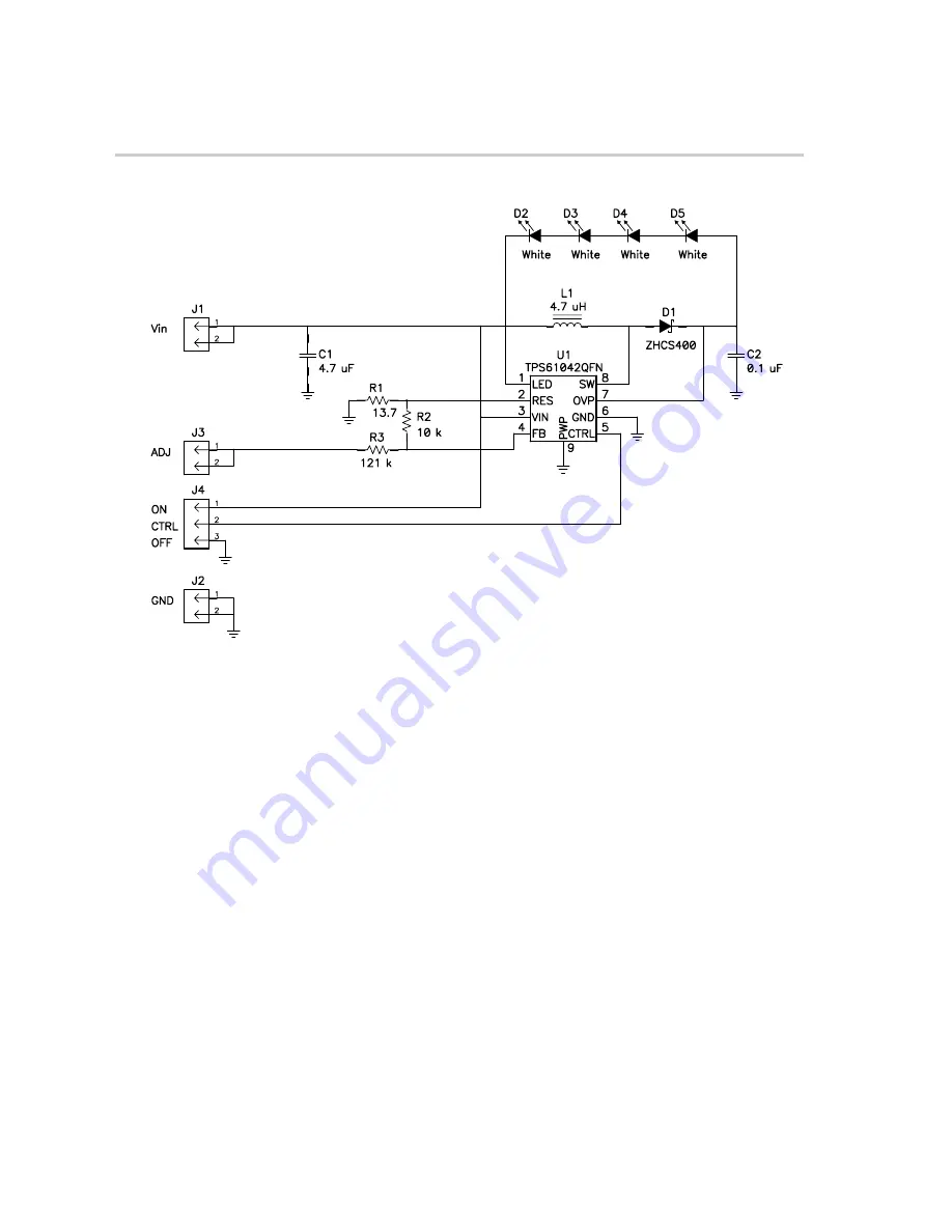 Texas Instruments TPS61042EVM-226 User Manual Download Page 20