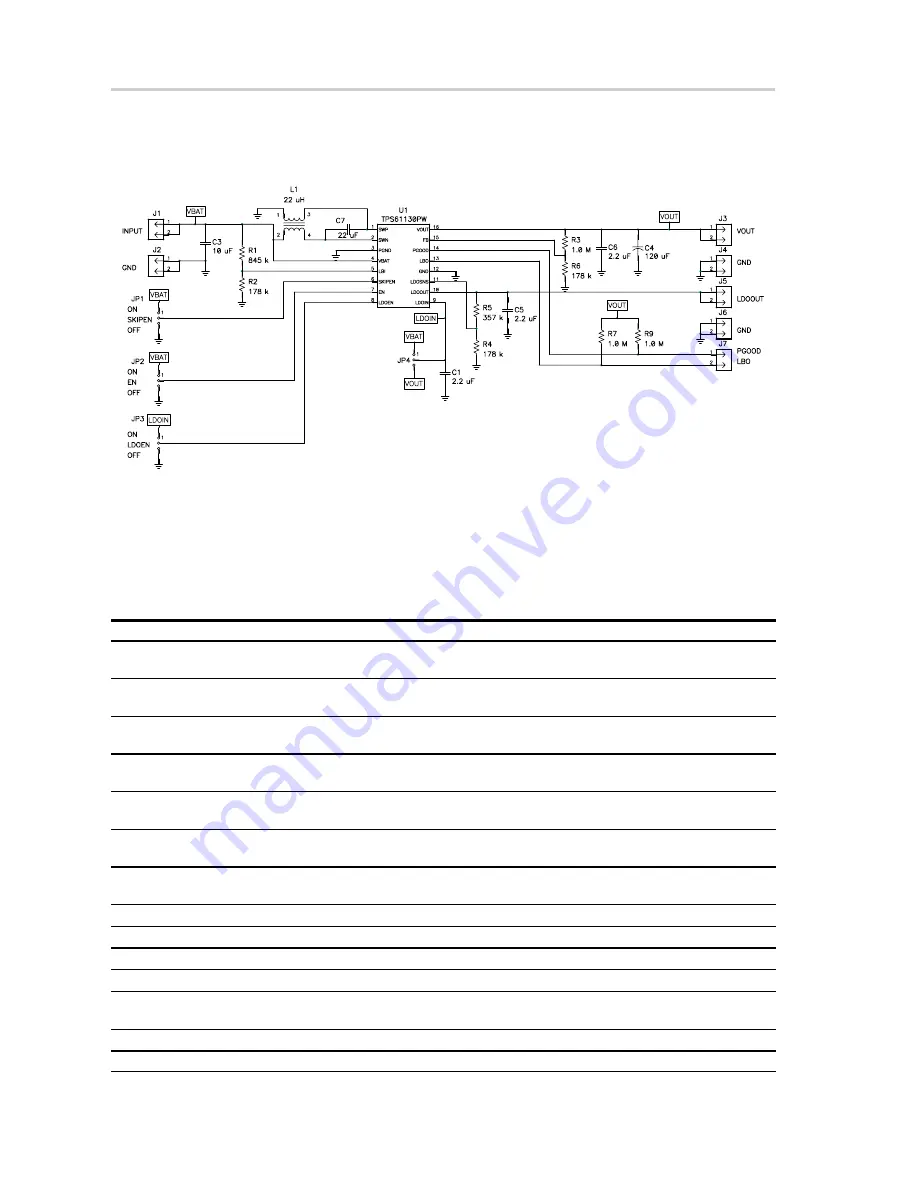 Texas Instruments TPS61130EVM Скачать руководство пользователя страница 20