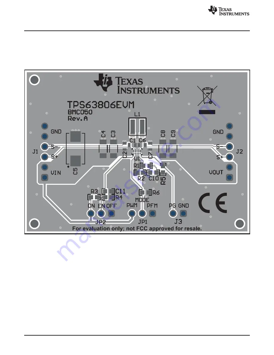 Texas Instruments TPS63806EVM User Manual Download Page 4