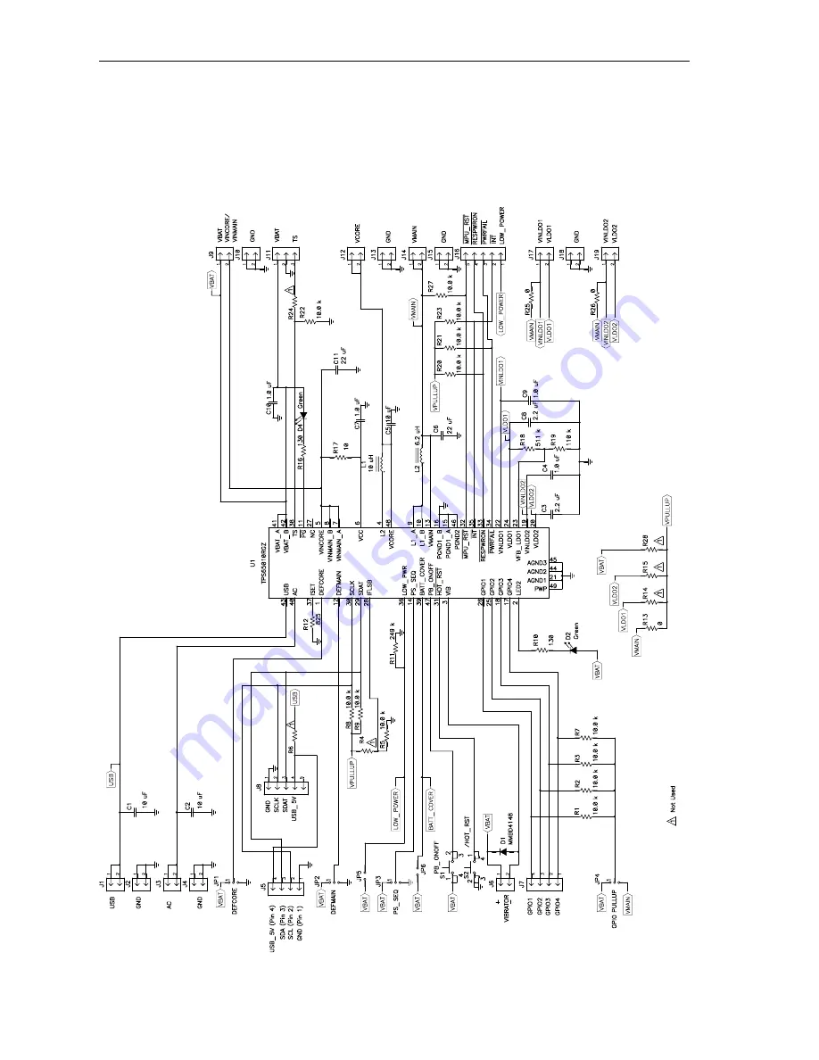 Texas Instruments TPS65010EVM-230 Скачать руководство пользователя страница 22