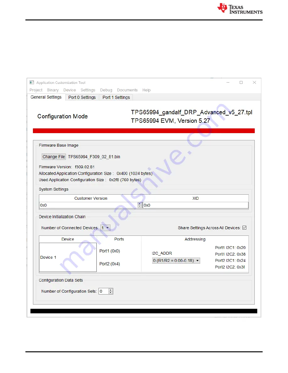 Texas Instruments TPS65994 EVM Скачать руководство пользователя страница 10