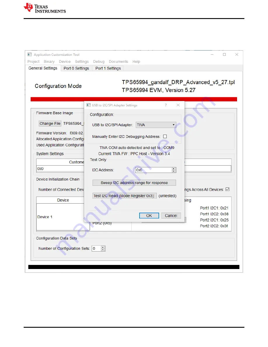 Texas Instruments TPS65994 EVM Скачать руководство пользователя страница 13