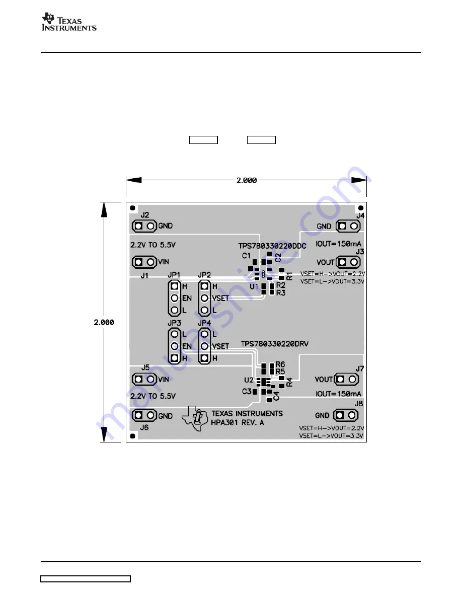 Texas Instruments TPS780xxEVM-301 User Manual Download Page 5