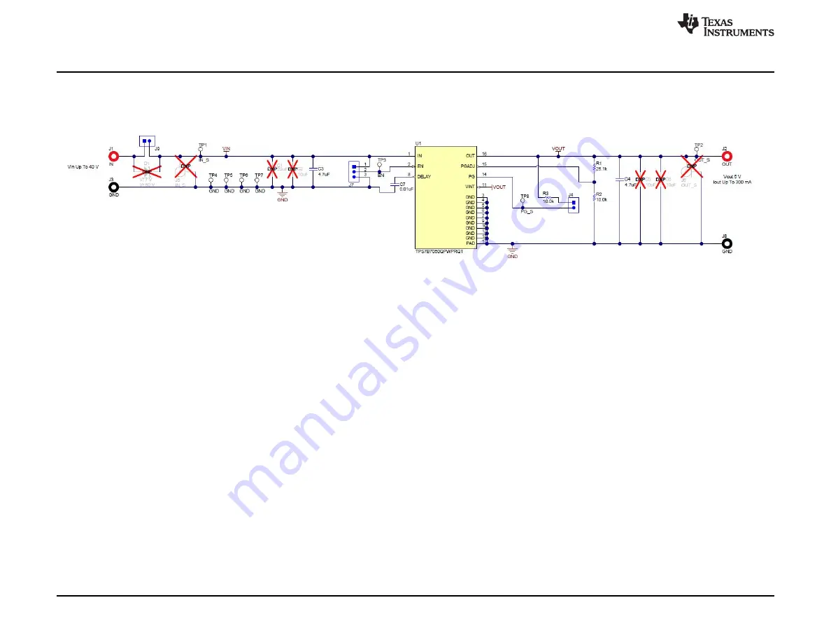 Texas Instruments TPS7B70EVM-008 User Manual Download Page 8