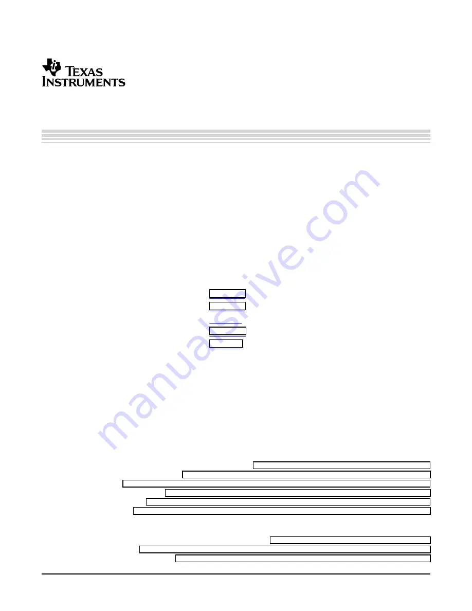 Texas Instruments TRF4903 Скачать руководство пользователя страница 1