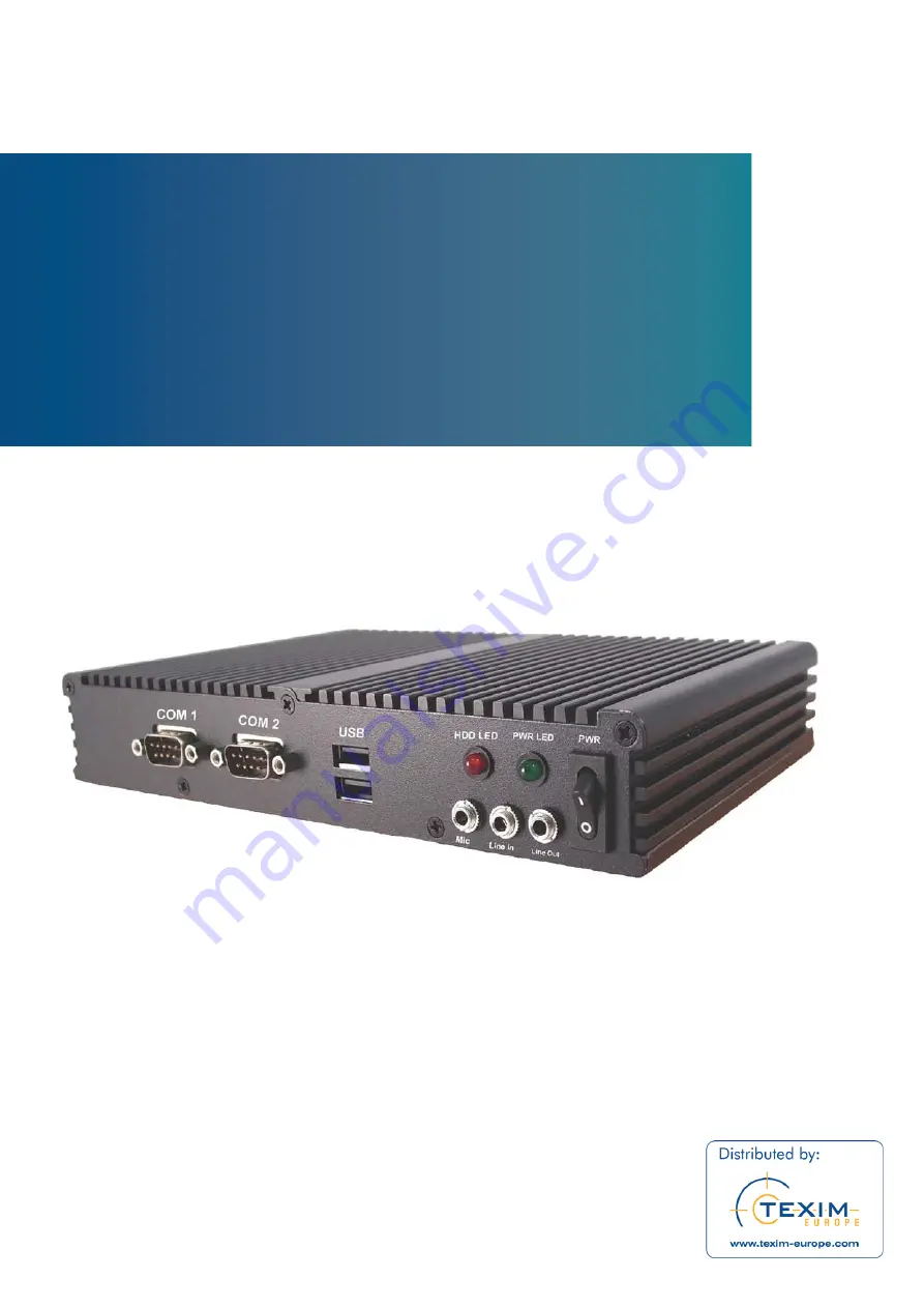 Texim Europe Quanmax QBOX-2061 Скачать руководство пользователя страница 1