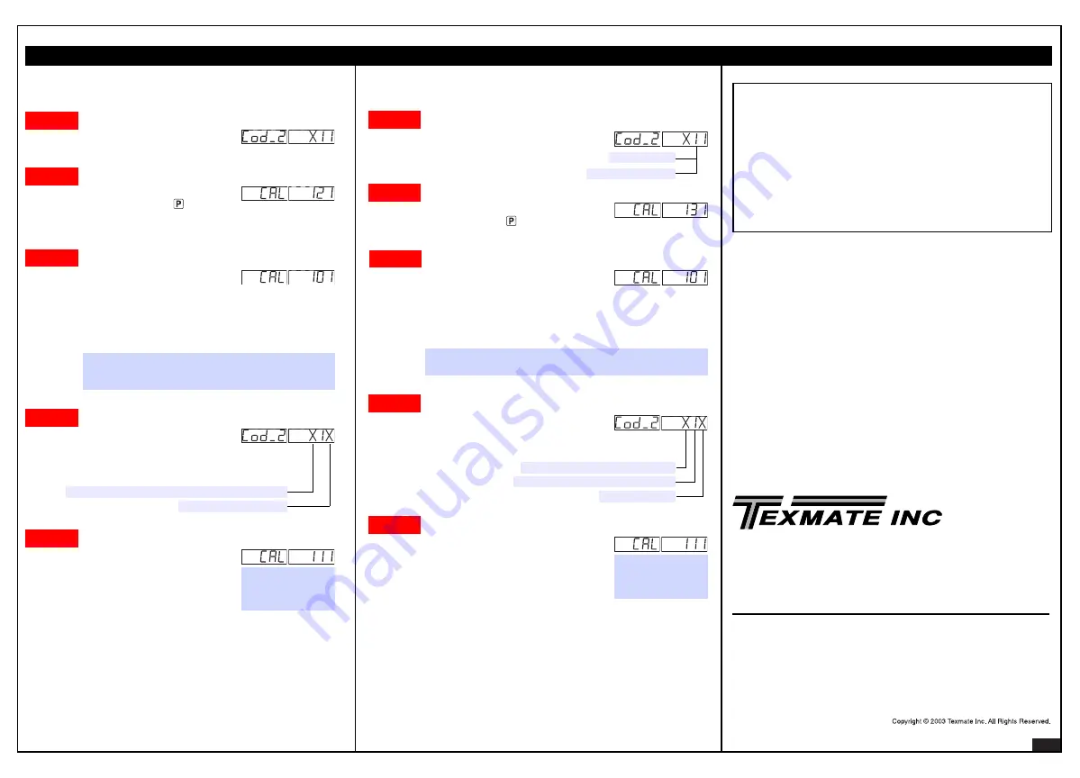 Texmate Tiger 320 Series Manual Download Page 20