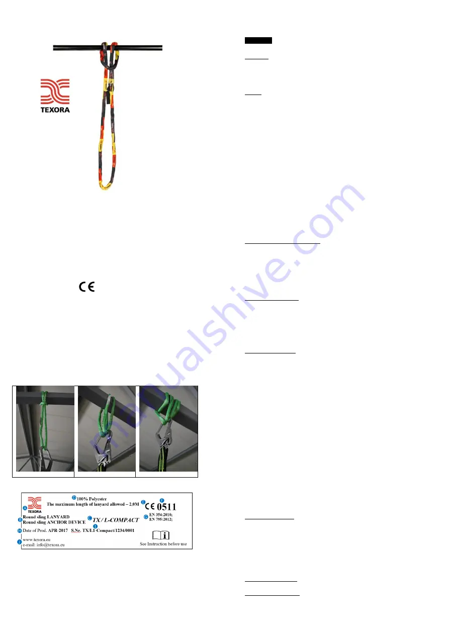 Texora TX/L-COMPACT Скачать руководство пользователя страница 1