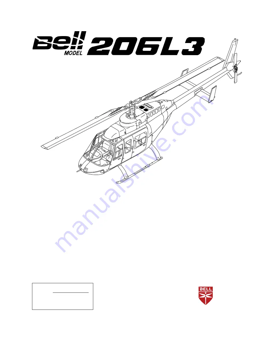 Textron Bell 206L3 Maintenance Manual Download Page 1