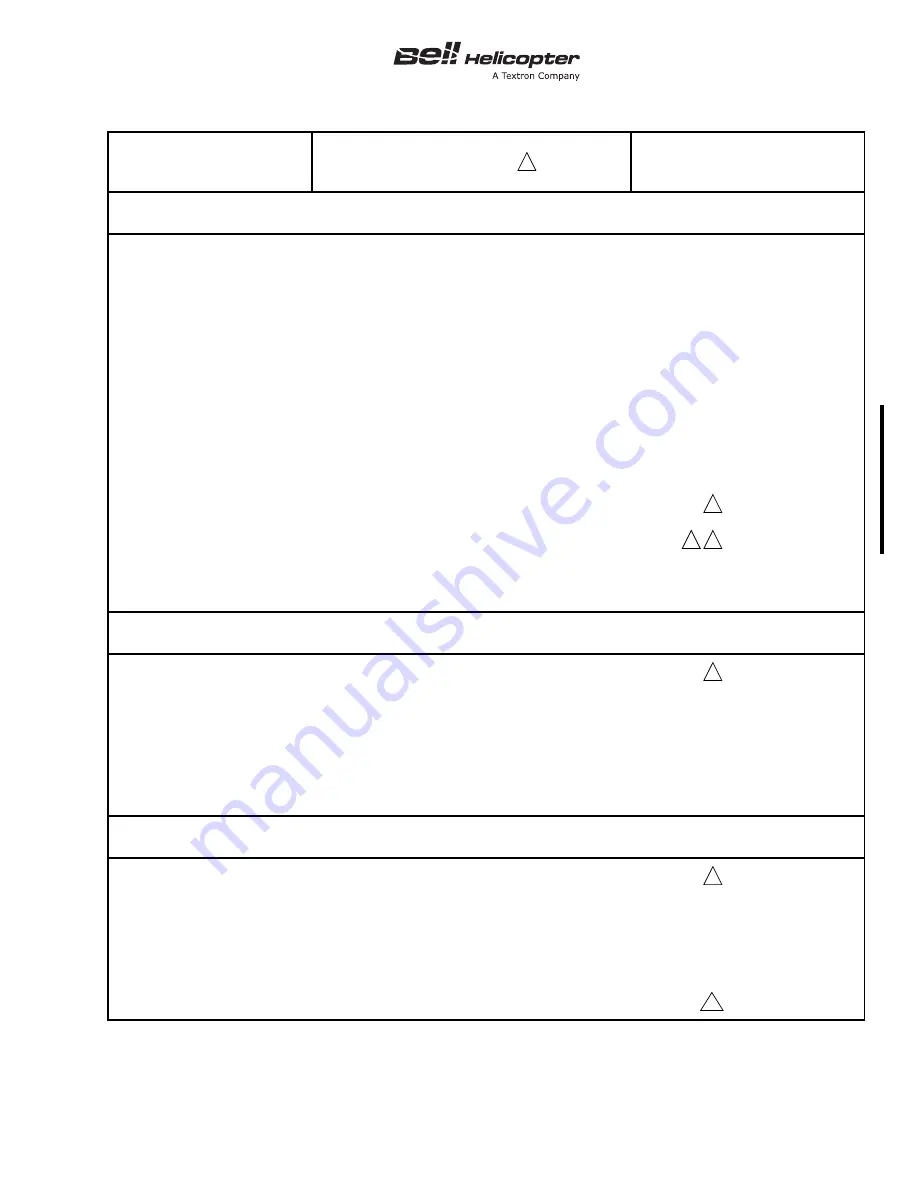 Textron Bell 212 Maintenance Manual Download Page 268