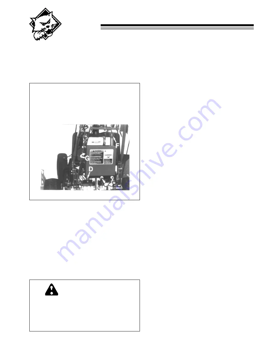 Textron Bob-Cat Operator'S Manual Download Page 58